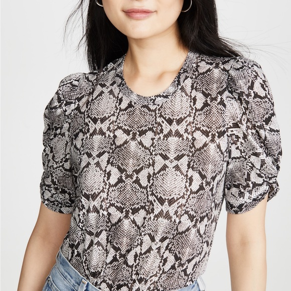 ALC puckered sleeve tshirt - Picture 3 of 3